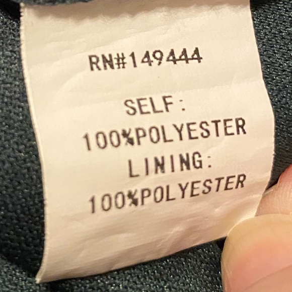 Maternity Dress Large Siren Lily Forrest green Silver striping Christmas Fall - Picture 3 of 6